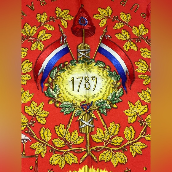 Hermes Vinatge Scarf 1789 Carre 90 By Joachim Metz - Picture 4 of 16